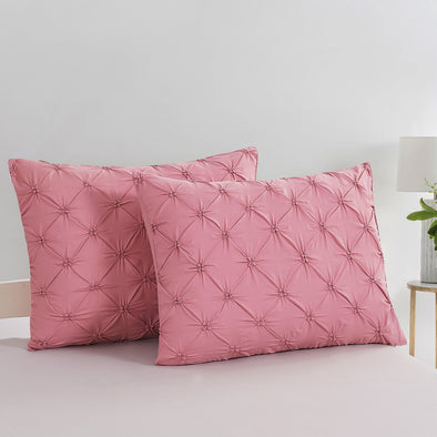 new pinch pleated pillow shams