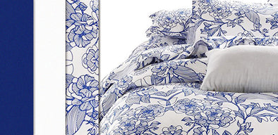Blue and White Porcelain Inspired Duvet Cover Sets