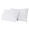 Lightweight Microfiber Pillowcases  Set of 2 white