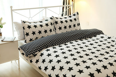 Star Print Design Duvet Cover Sets