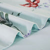 100-Percent Cotton Duvet Cover Sets Spa Blue Birds Pattern