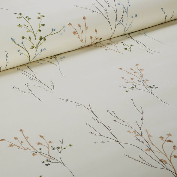Microfiber Duvet Cover Set Print Pattern Design Beige Color BS220