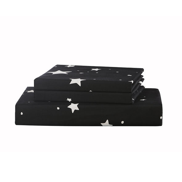 Star Pattern Design Microfiber Duvet Cover Set BS225