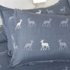 Microfiber Duvet Cover Sets Printed Pattern Design Grey Color BS311