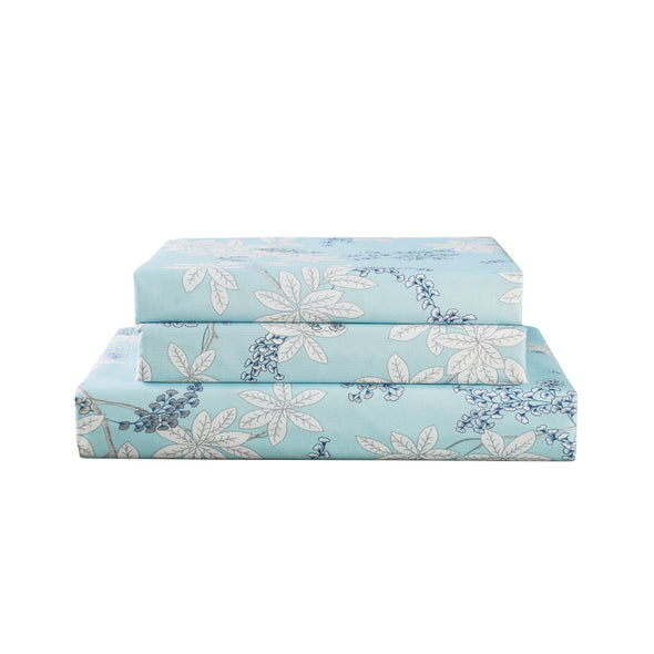 Vaulia Microfiber Duvet Cover Set Print Floral Pattern BS318