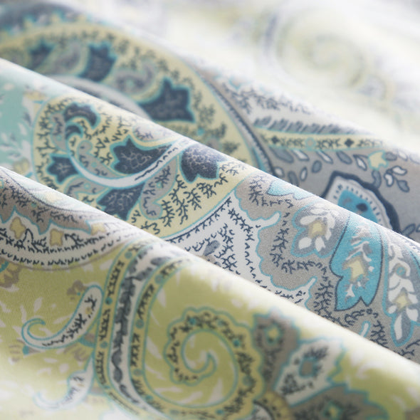 Microfiber Duvet Cover Set Paisley Pattern Design BS221