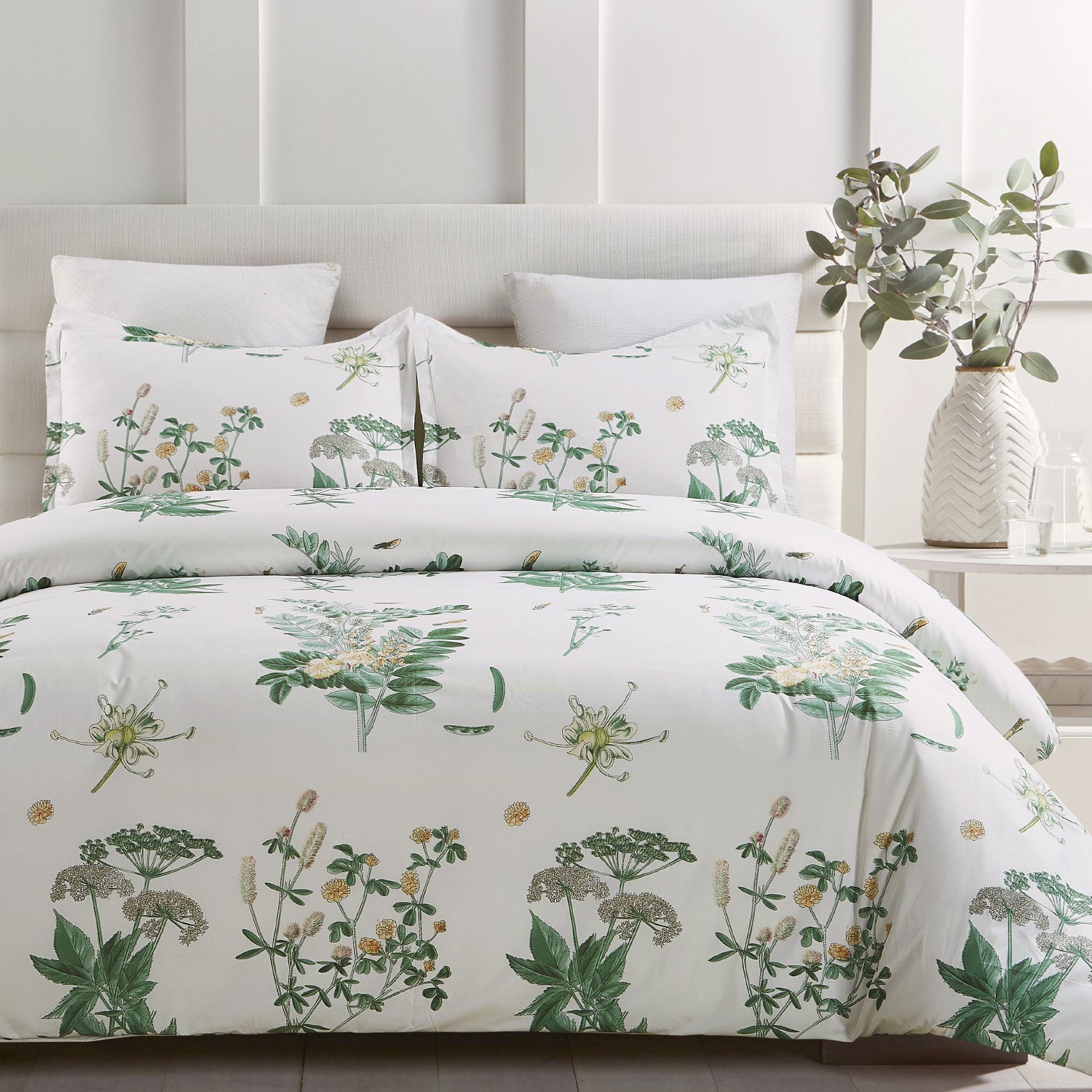 Printed Floral Pattern Design Microfiber Duvet Cover Sets BS233 – Vaulia  Home Collection