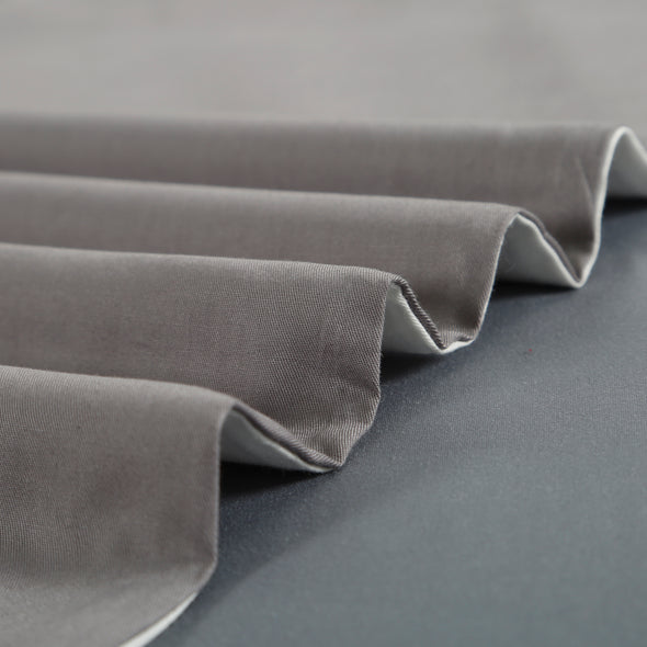 Microfiber Duvet Cover Set Grey and White BS110