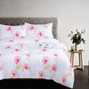 Colorful Floral Print Pattern Microfiber Duvet Cover Set BS301