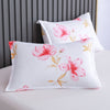 Colorful Floral Print Pattern Microfiber Duvet Cover Set BS301