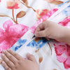 Colorful Floral Print Pattern Microfiber Duvet Cover Set BS3103
