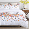 Butterfly Print Pattern Microfiber Duvet Cover Set BS3104