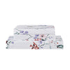 Vaulia 100-Percent Cotton Duvet Cover Sets,White Flower and Birds