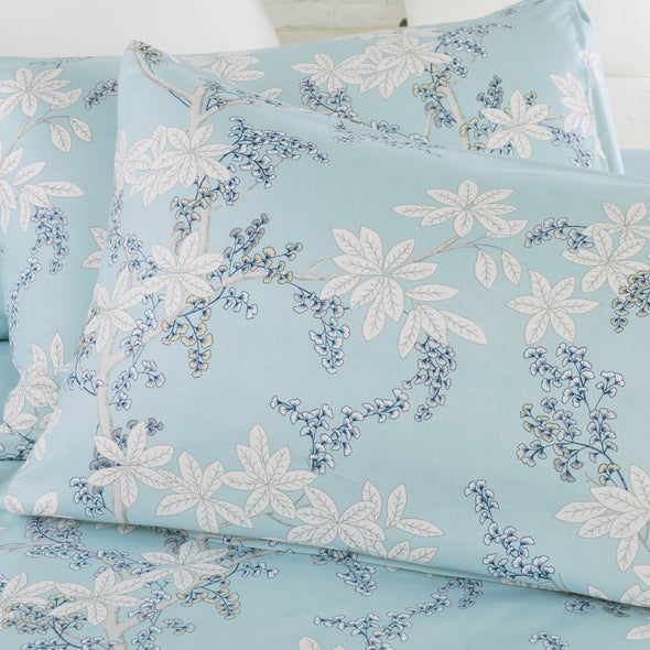 Vaulia Microfiber Duvet Cover Set Print Floral Pattern BS318