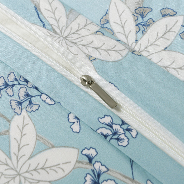 Vaulia Microfiber Duvet Cover Set Print Floral Pattern BS318
