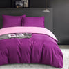 Contrast Color Design Soft Microfiber Duvet Cover Set