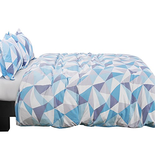Microfiber Duvet Cover Sets Printed Diamond Pattern BS109