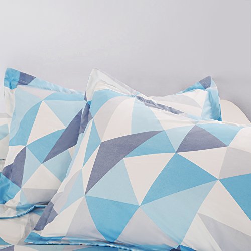 Microfiber Duvet Cover Sets Printed Diamond Pattern BS109