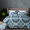 vaulia Bohemia Exotic Patterns Design Duvet Cover Set BS101B blue