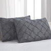 Vaulia Lightweight Microfiber Pillow Shams, Well Designed Pinch Pleat Pattern