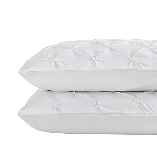 Vaulia Lightweight Microfiber Pillow Shams, Well Designed Pinch Pleat Pattern