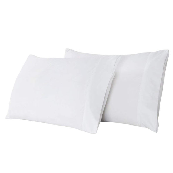 Lightweight Microfiber Pillowcases  Set of 2 white