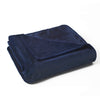 Microfiber Fleece Throws Blanket Navy Color TB02N