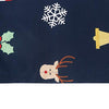 Vaulia Lightweight Microfiber Print Pattern Pillow Shams, Christmas Decorations - Dark Blue, Set of 2